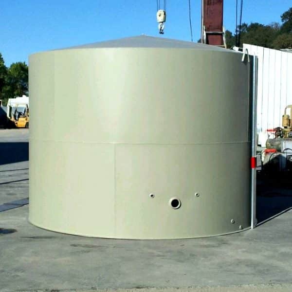 8’-0" Dia x 8’-0" Tall Vertical Gauge Steel Welded Tank-0