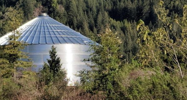 400000 Gallons Galvanized Water Storage Tank