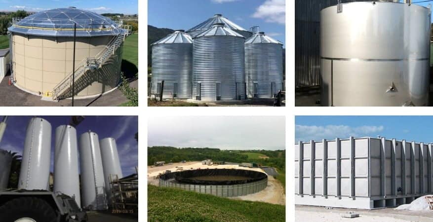 Types of Above Ground Water Storage Tanks