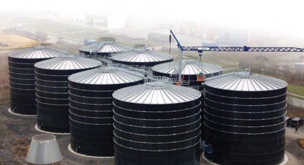 57,000 Gallon Glass-Fused Bolted Steel Tank